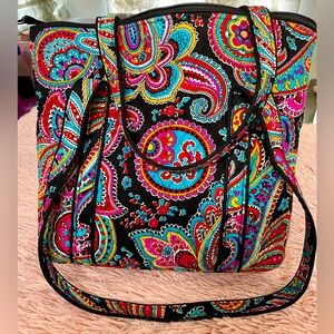 VERA BRADLEY Villager Bag Tote, RARE Beautiful Parisian Paisley Print. NWT
